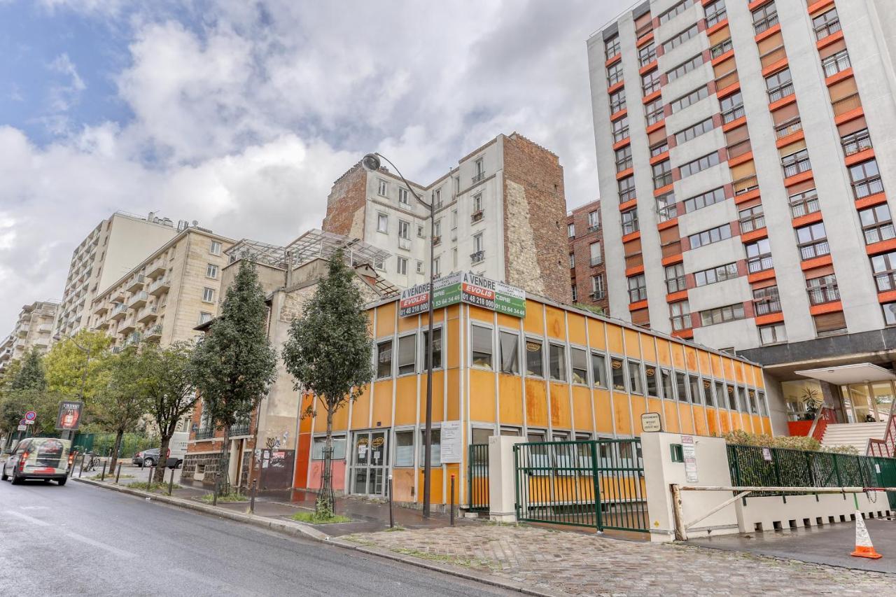 Ferienwohnung Large And Bright 2 Bdrs Flat With View - Paris 20 Exterior foto