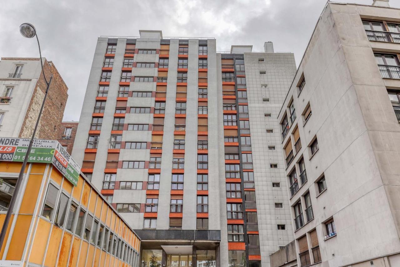 Ferienwohnung Large And Bright 2 Bdrs Flat With View - Paris 20 Exterior foto